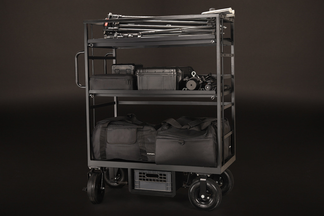 Proaim Vanguard Mini Grip Equipment Camera Production Cart for Film/Studio/Stage