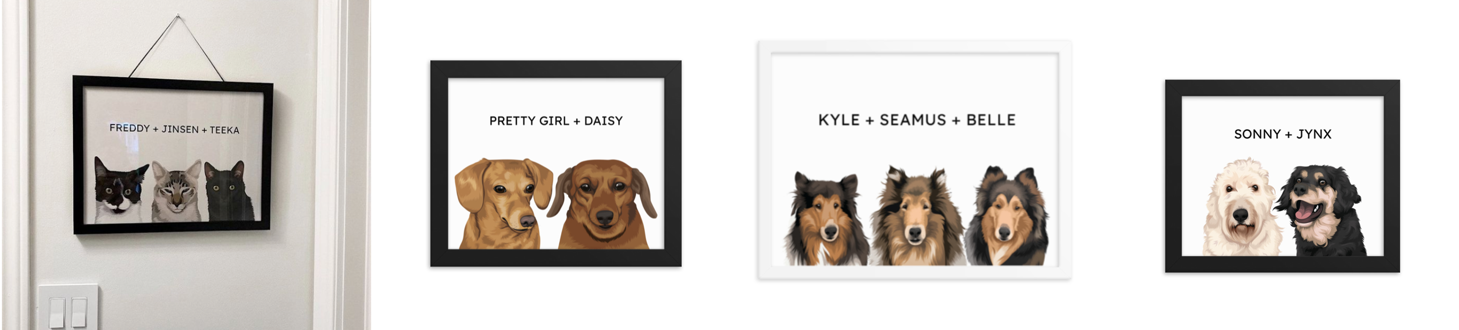 Pet Owner New Home Print,Housewarming,Christmas,AnniversaryFamily Portrait V2 UNFRAMED Available in 5x7,A5,8x10,A4,A3 Couples Print Pet portrait