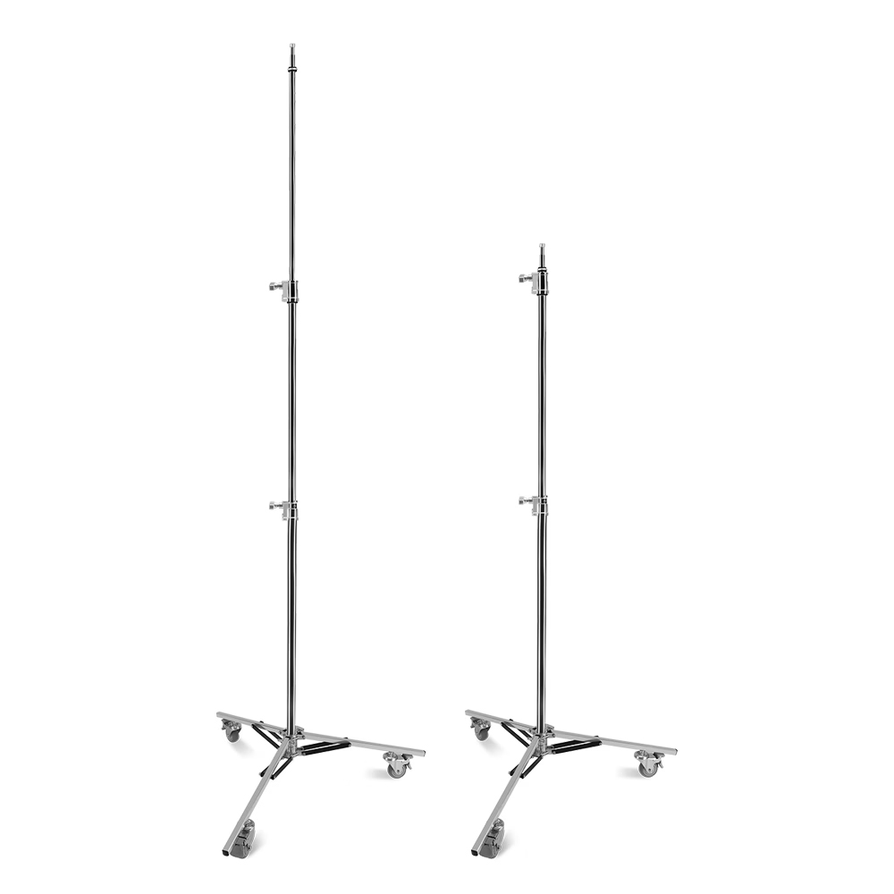 Proaim Baby 5/8” Jr. Roller Support Stand w Wheels for Studio, Photography | Max. Height: 9.5 Feet