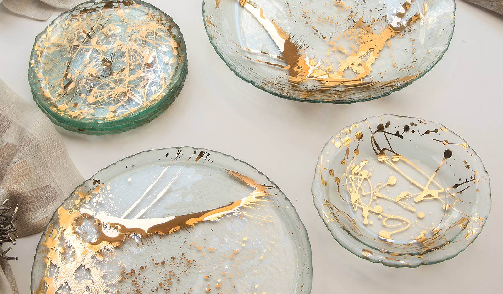 Handcrafted Glass Dinnerware Home Decor Annieglass