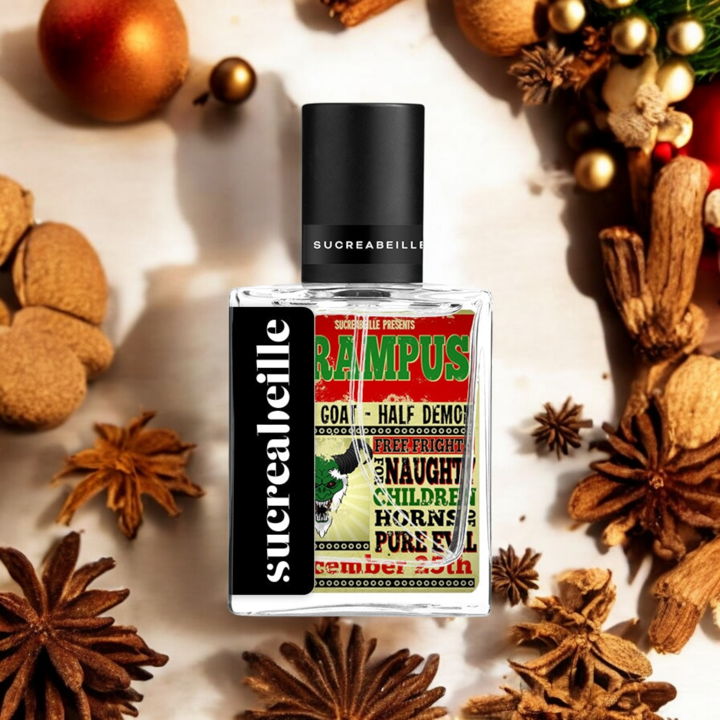 Yule Collection artwork and perfume photography