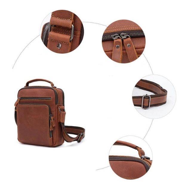 The Man Bag Leather Satchel Purse for Men The Real Leather Company