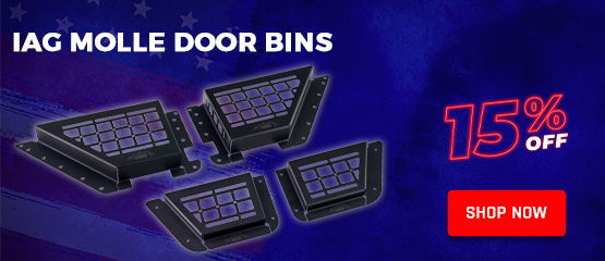 4th of July Sale - IAG Ford Bronco Molle Door Bins 15% OFF!