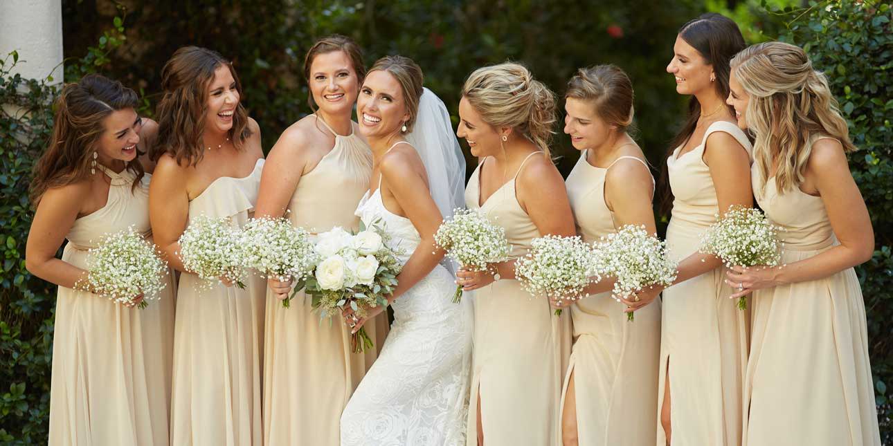 Champagne Bridesmaid Dresses Kennedy Blue