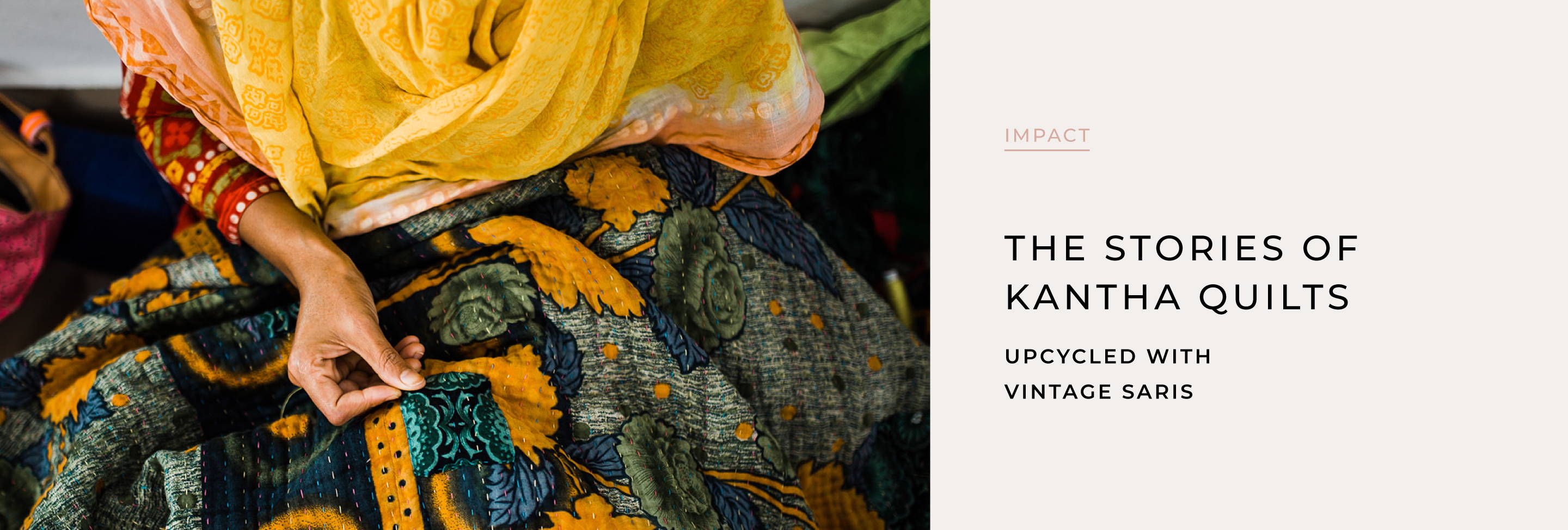 The Story of Kantha Quilts | The Little Market