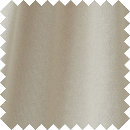 Solid beige fabric swatch with a smooth texture and subtle sheen.