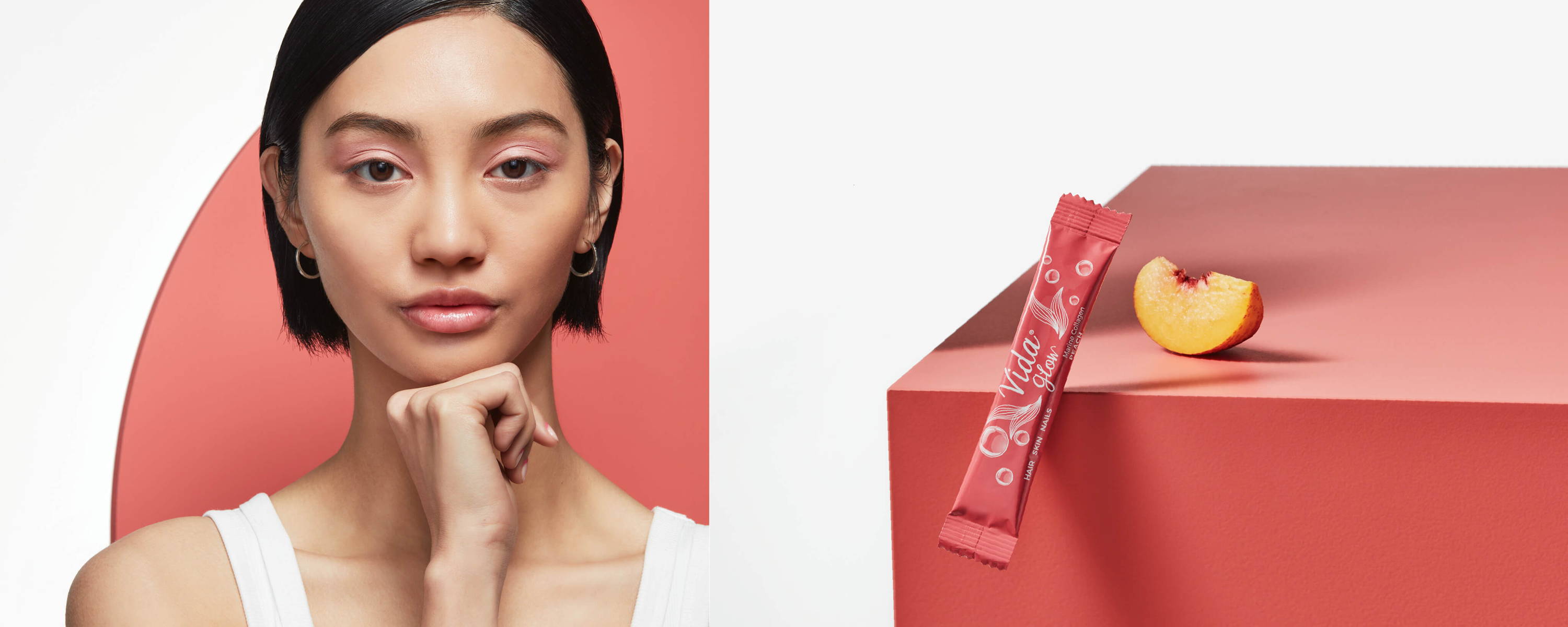 Vida Glow Peach Marine Collagen