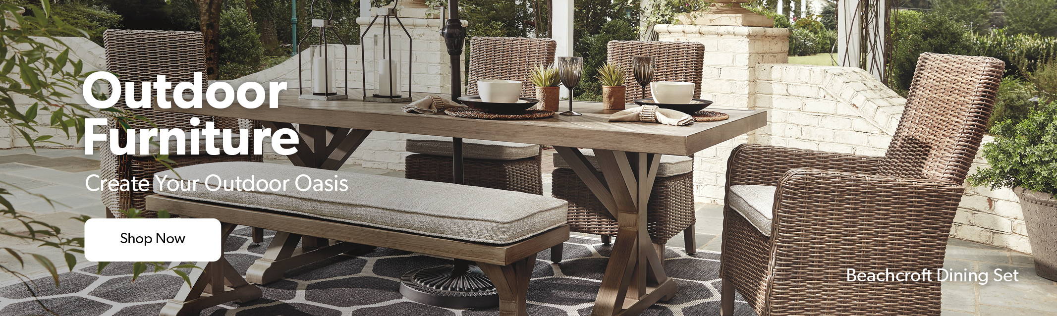 Create your outdoor oasis with outdoor furniture from Dufresne