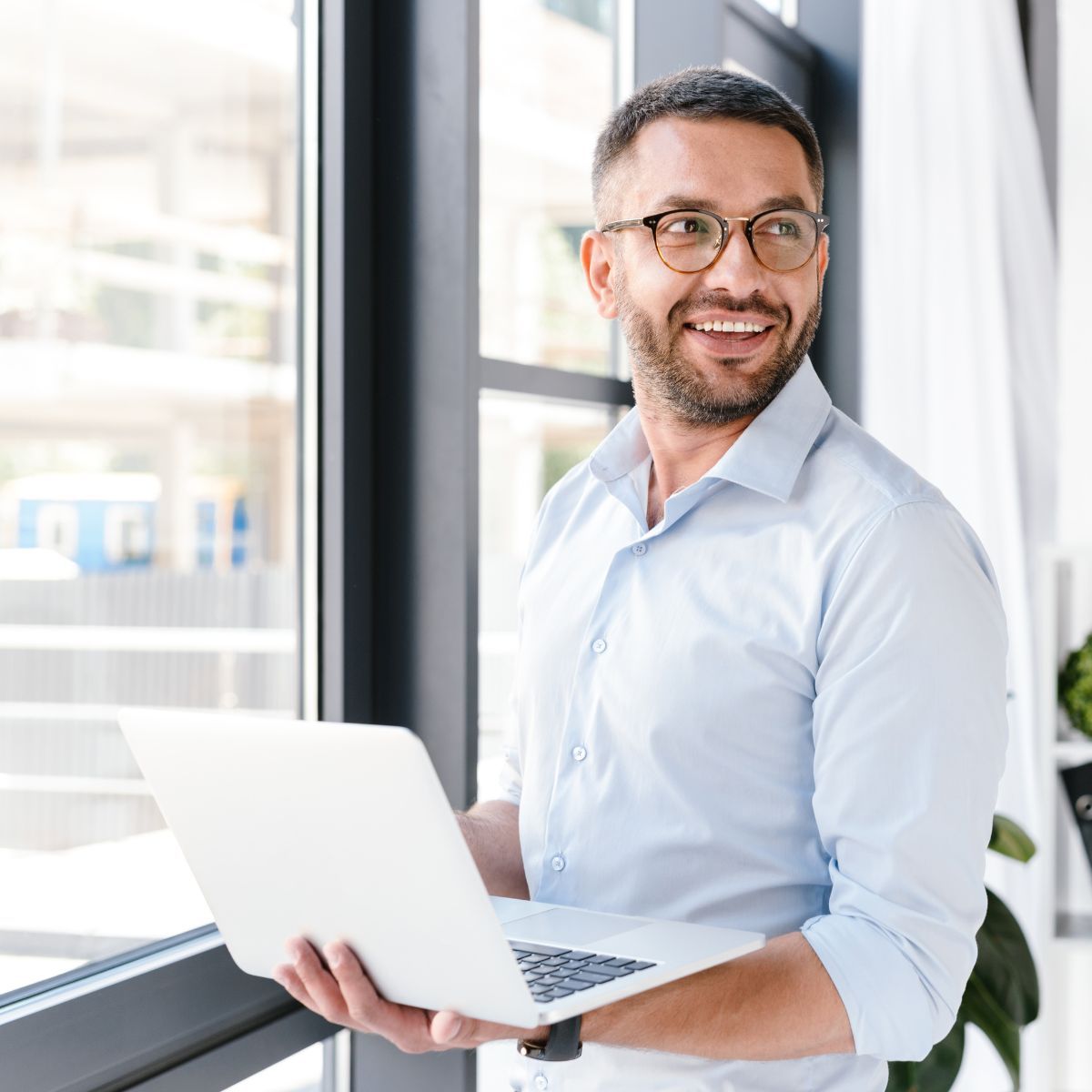 Payroll Officer With Laptop
