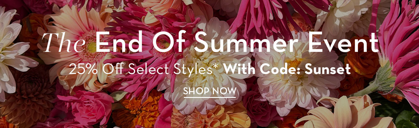 The End Of Summer Event with discount code Sunset.