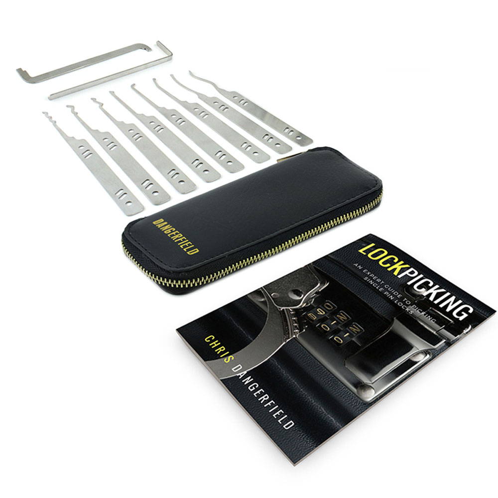 Serenity Lock Pick Set with Wallet and How to Lockpick Guide