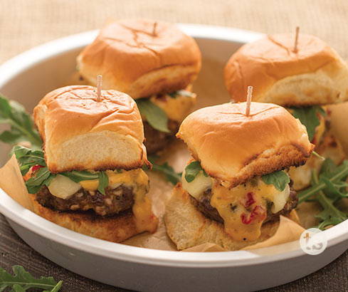 sweet pepper jalapeno sliders