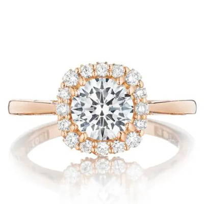 Rose Gold Engagement Ring and Setting