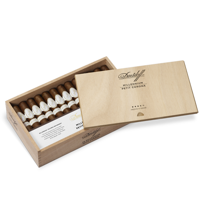 Box of Davidoff Millennium Petit Corona Cigars