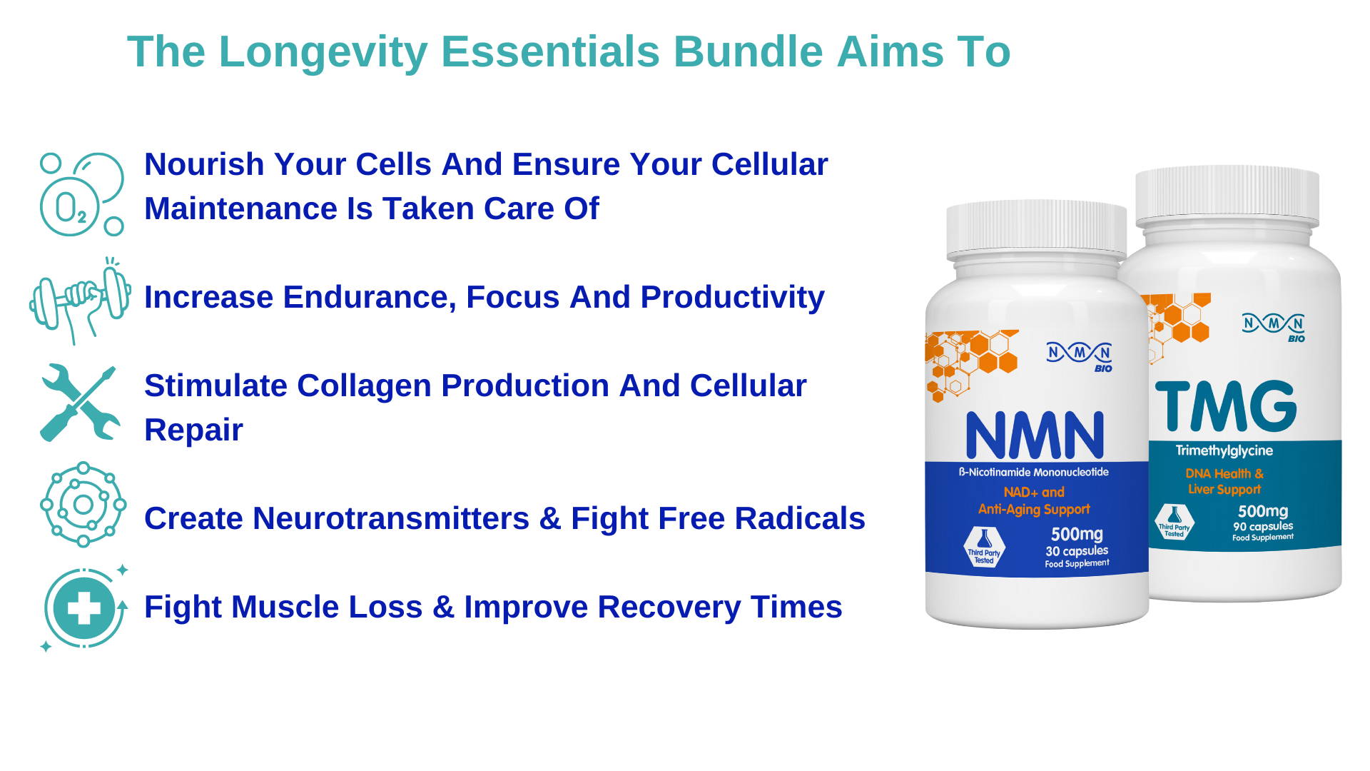 Longevity Essentials Bundle – NMNBIO