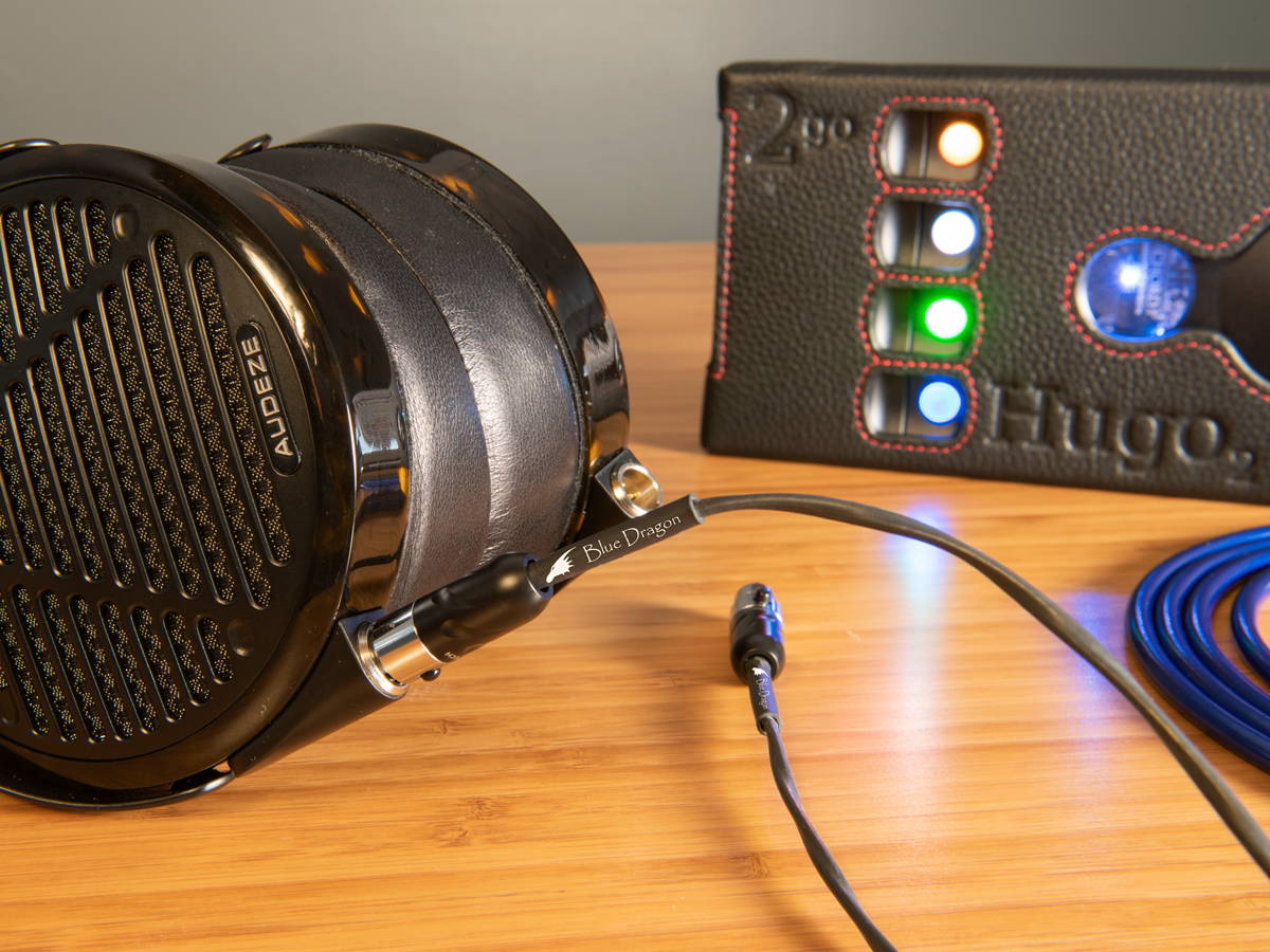 Audeze LCD-5 with Blue Dragon cable and Chord Hugo