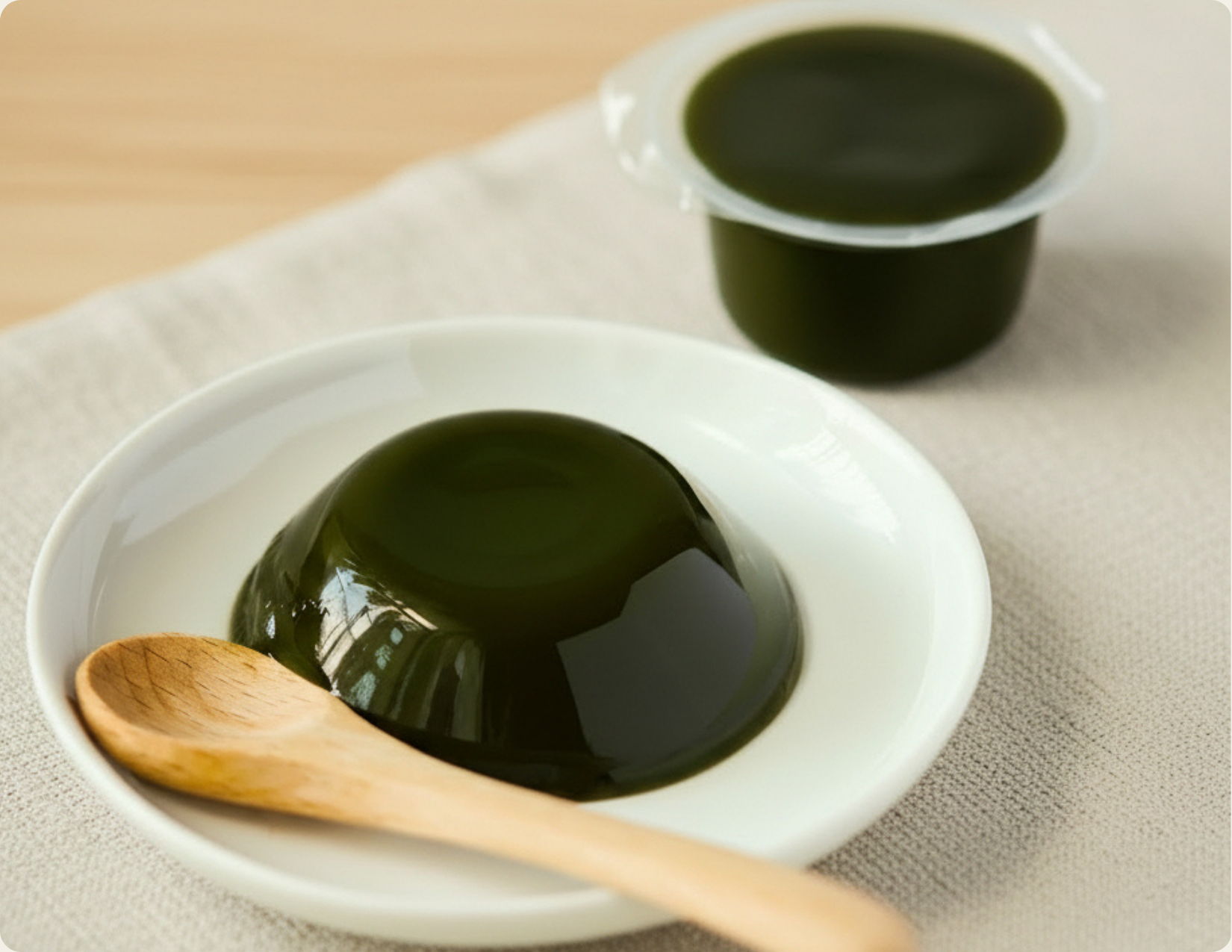 抹茶果冻