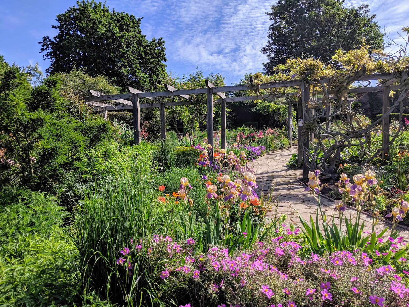 Pictured: Brockwell Park Walled Garden, London