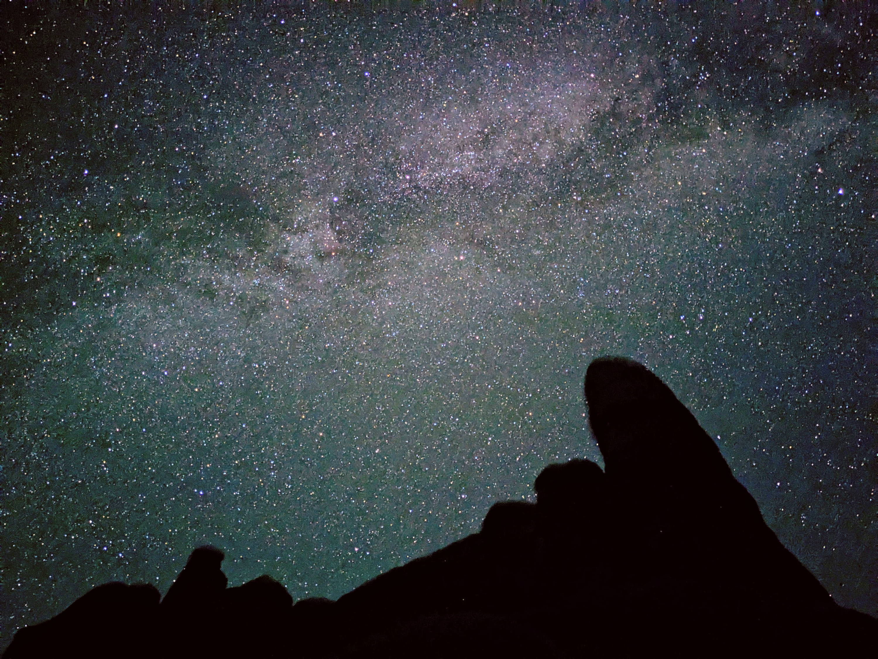The stars at 3am in Moab