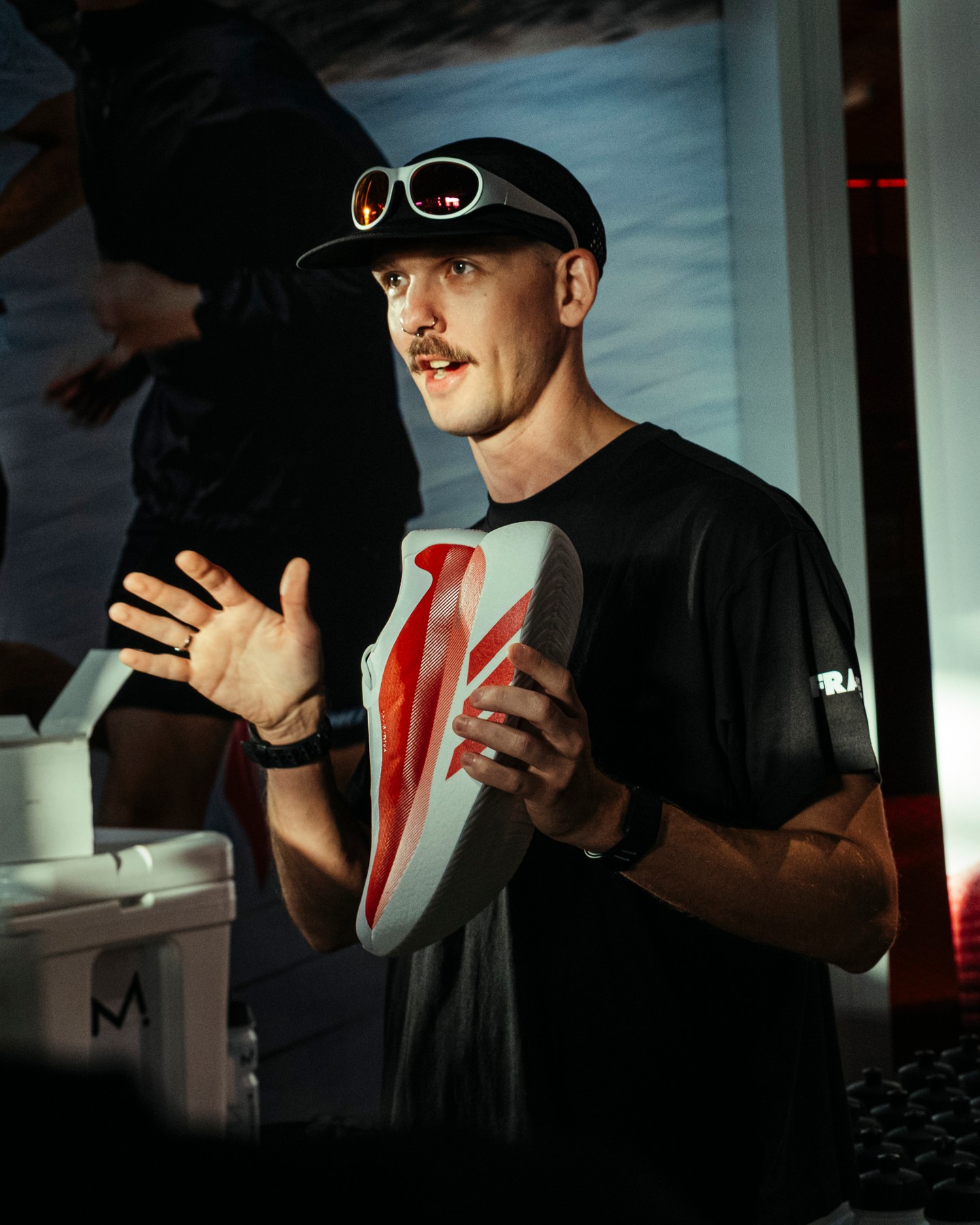 adidas Hyperboost Edge Test Station at FRAME RUN CLUB Saturday Long Run
