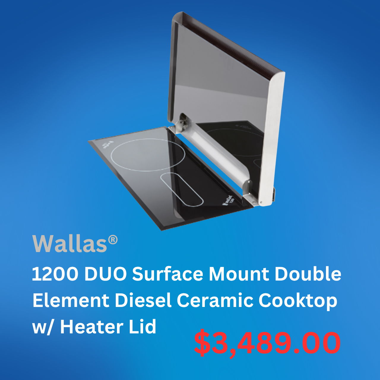 Wallas 1200 DUO Cooktop