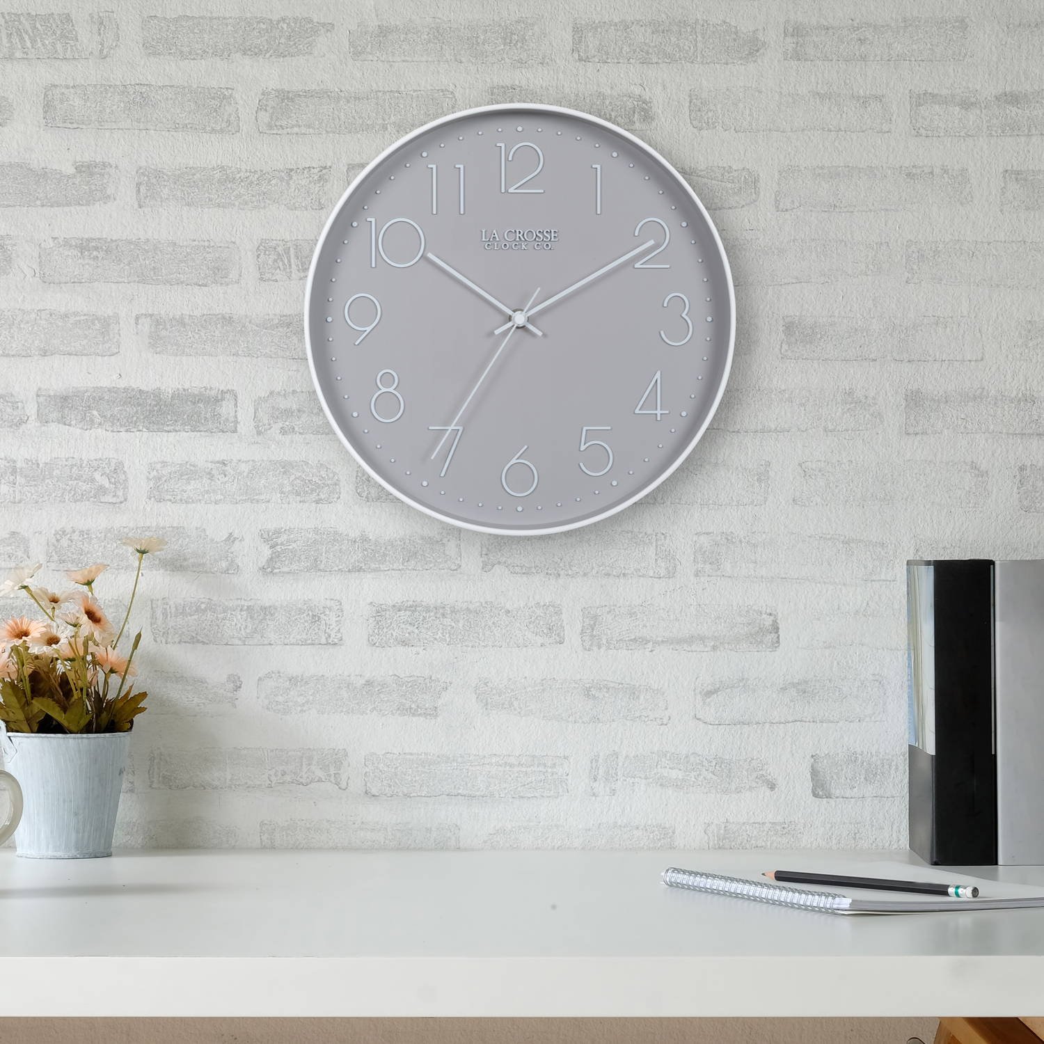 12 inch Wall Clock with Silent Sweep