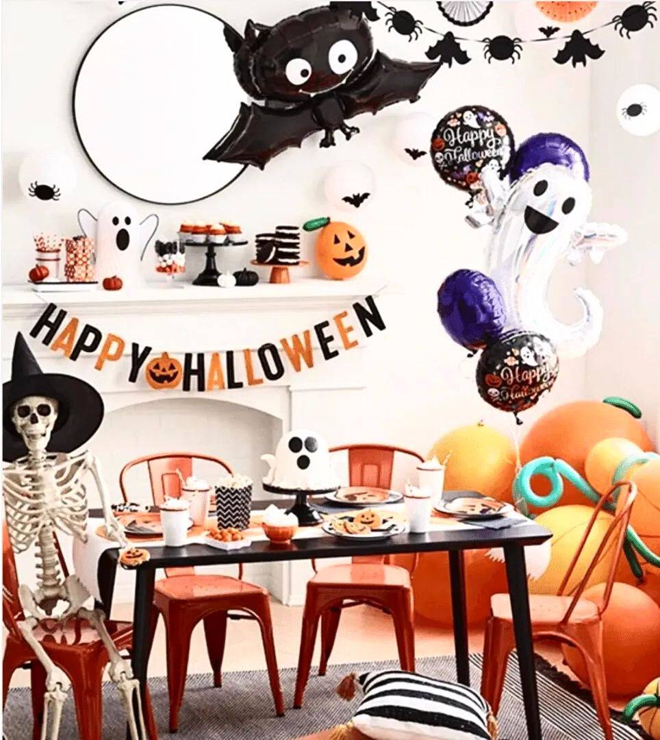 Cute halloween balloons and party supplies. Shop all family friendly halloween decorations.