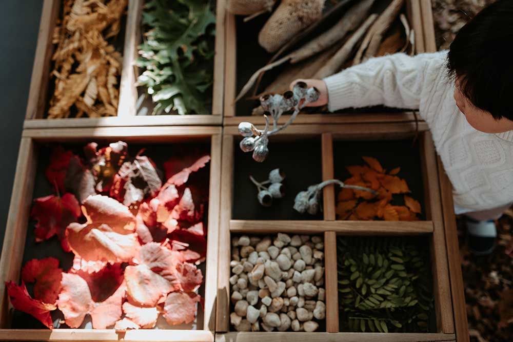 Timber Sorting Table for Sensory Play