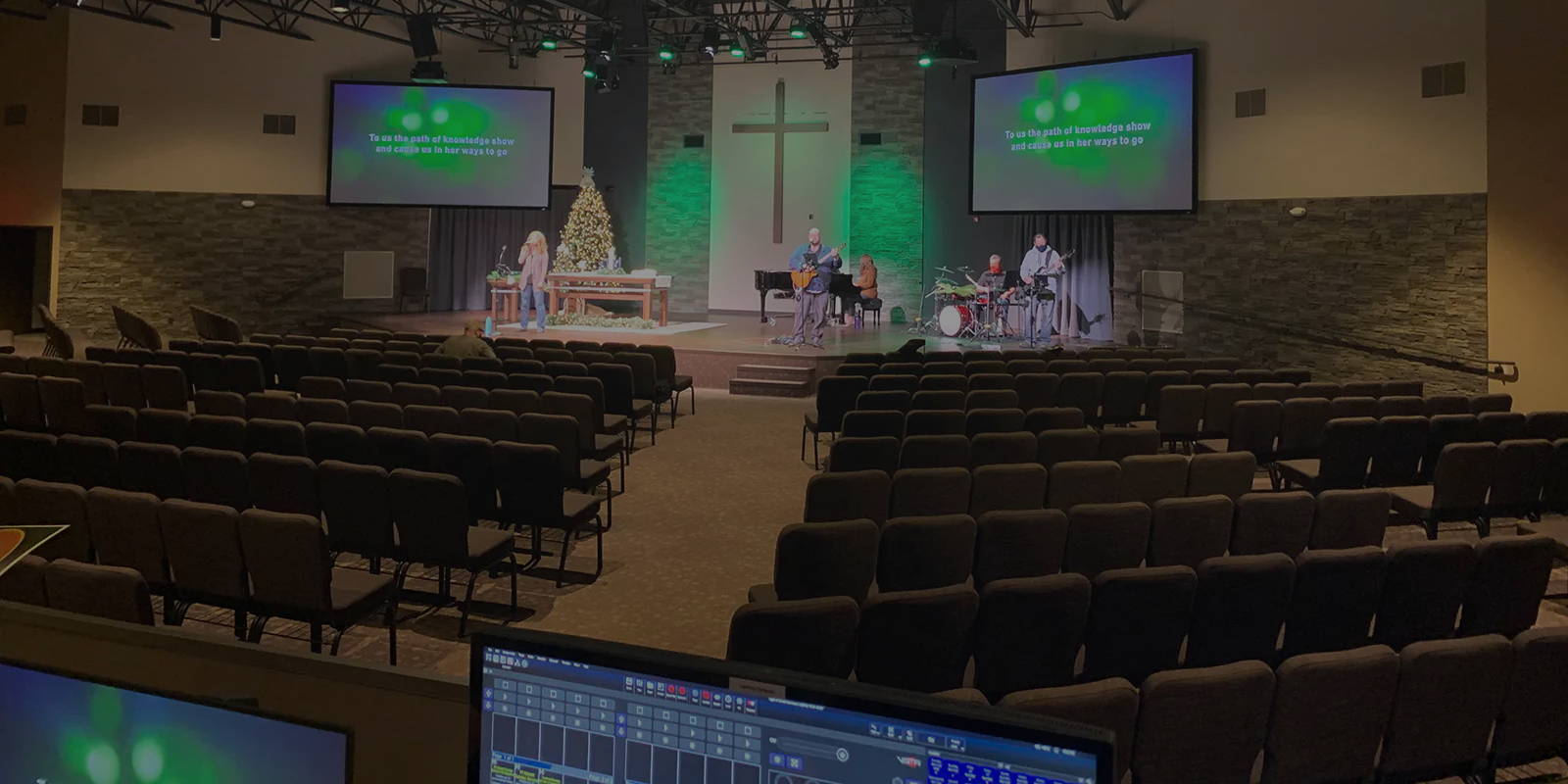Church sanctuary stage lighting design