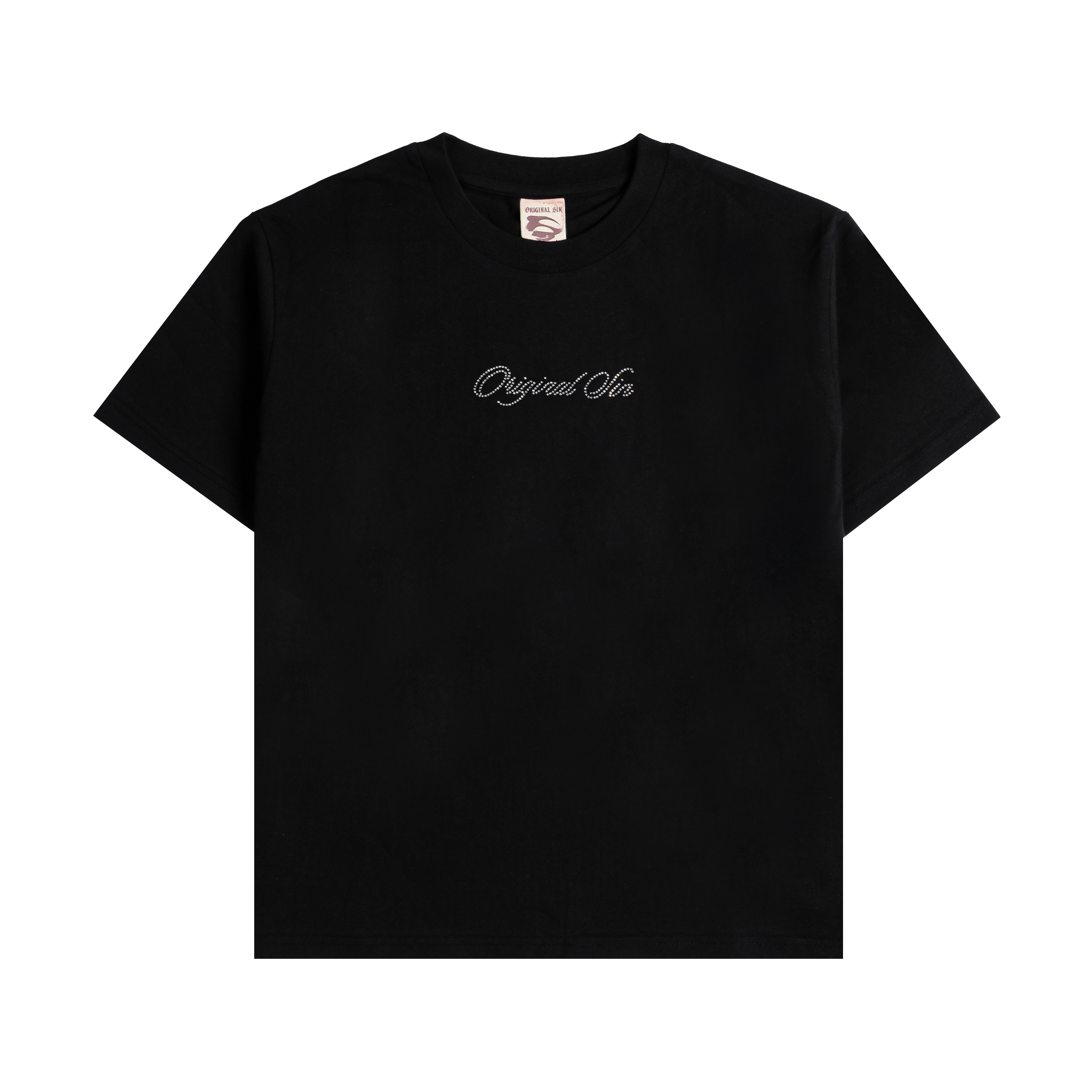 Black t-shirt with 