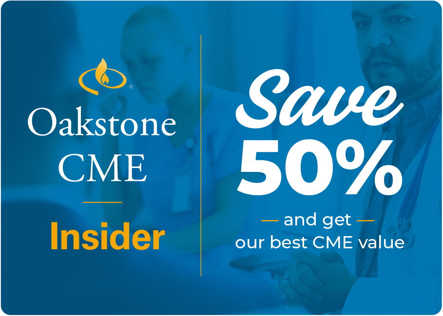 Save 50% on CMEinfo Insider