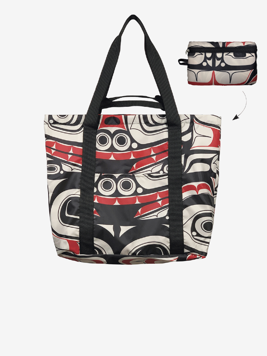 Matriarch Bear Packable Tote by Morgan Asoyuf