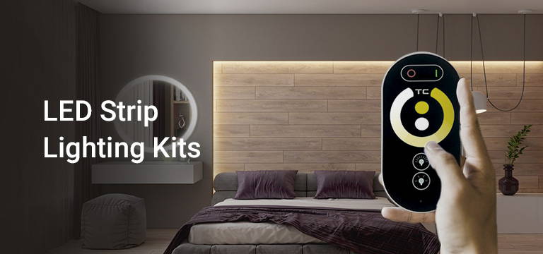 LED strip lighting kits with all the components needed