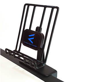 Flexible Phone Holder for The Edge Desk, the best ergonomically adjustable kneeling desk for desktops and backaches.