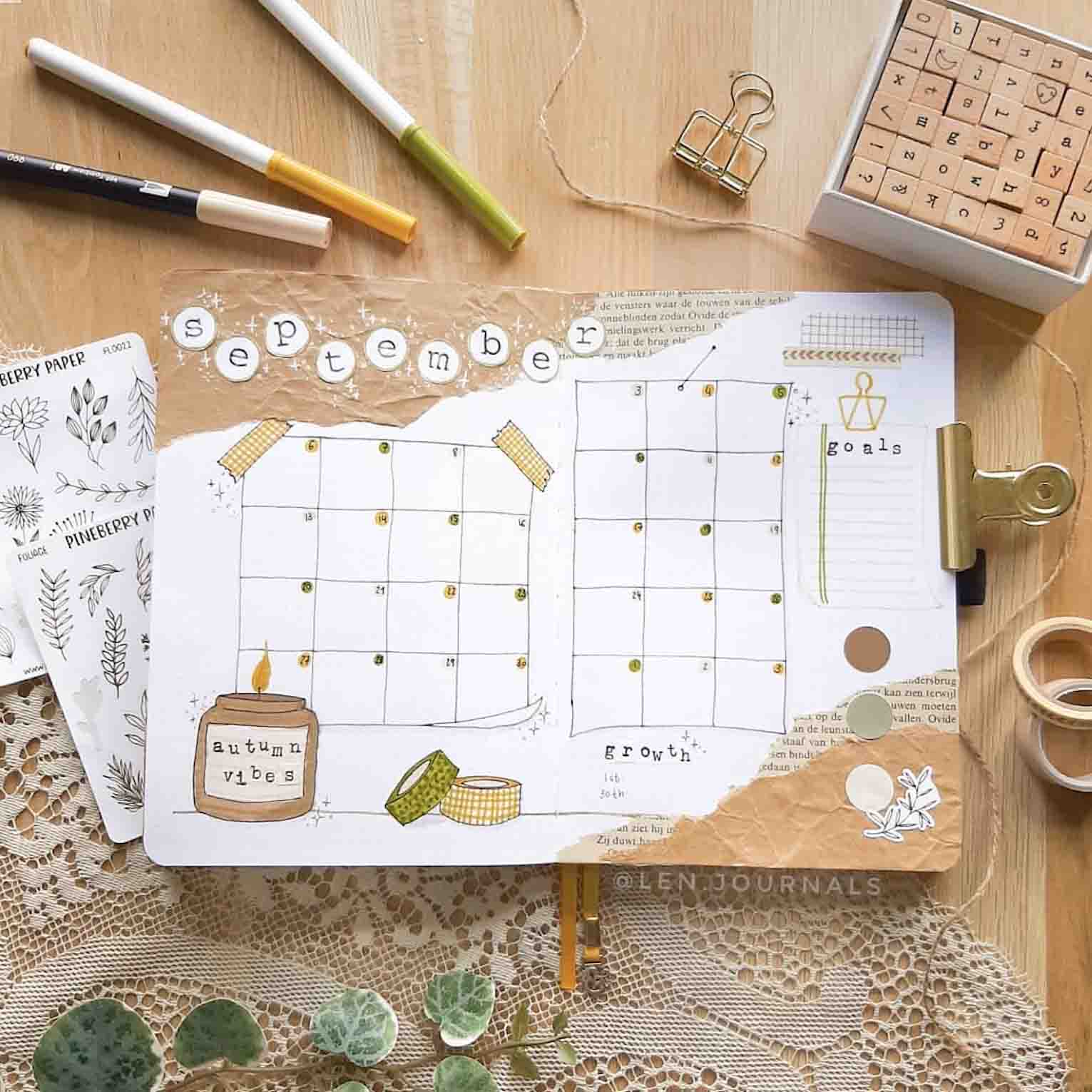 Top 10 Fall-themed Bullet Journal Spreads – NotebookTherapy