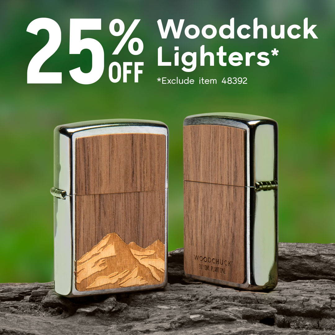 25% Off Woodchuck Lighters