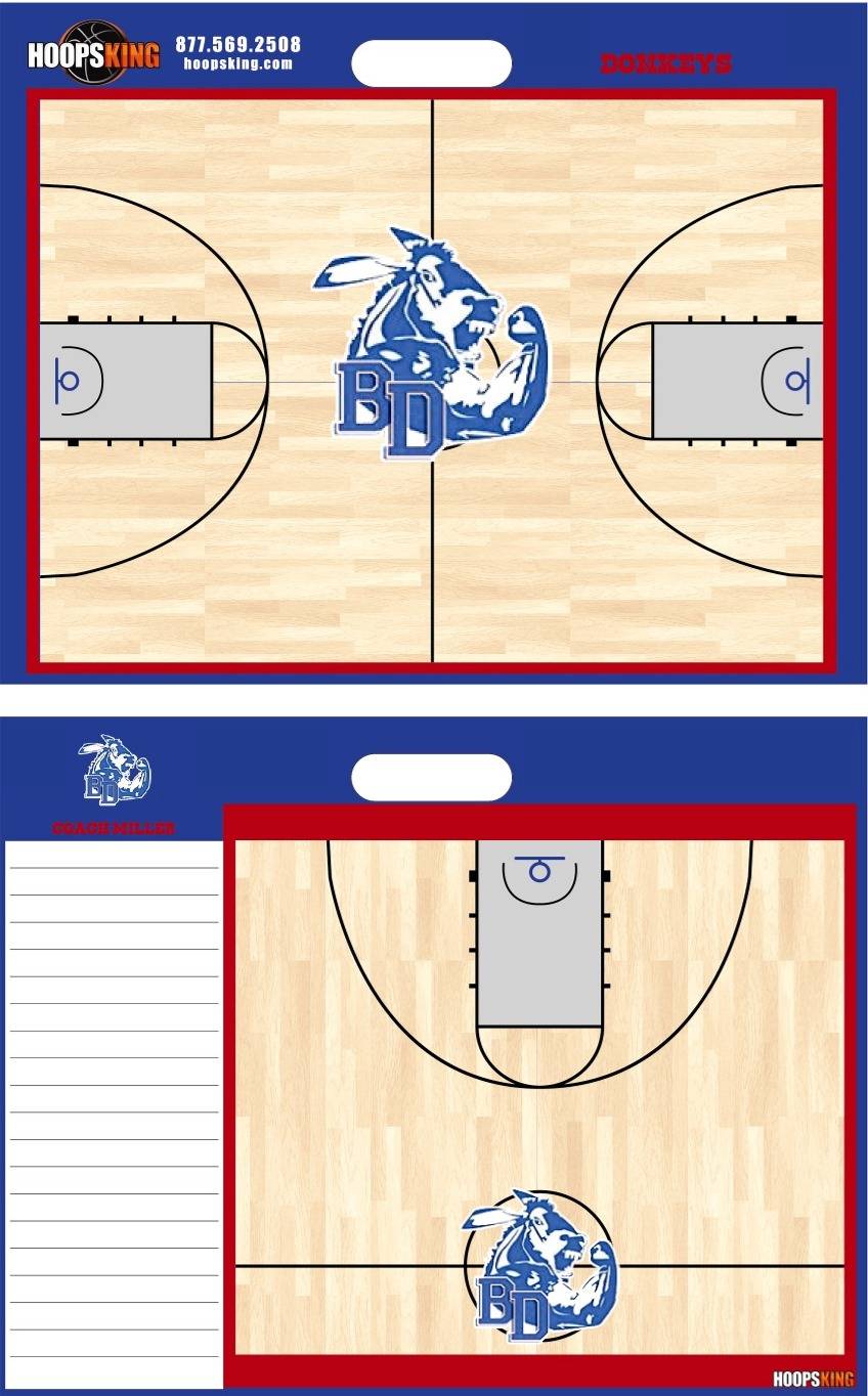 tablero de entrenamiento de baloncesto personalizado