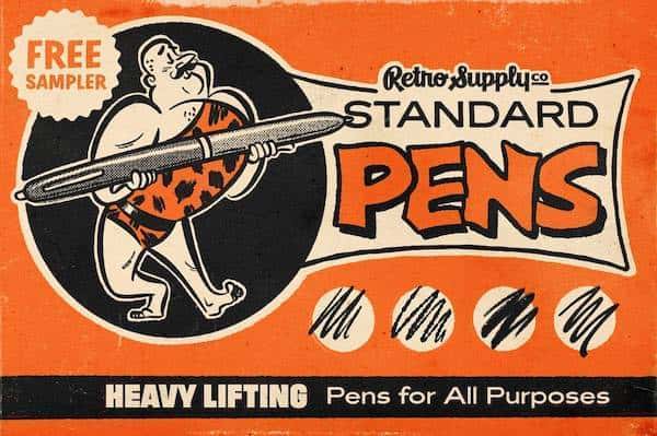 Standard Ink Pens by RetroSupply Co.