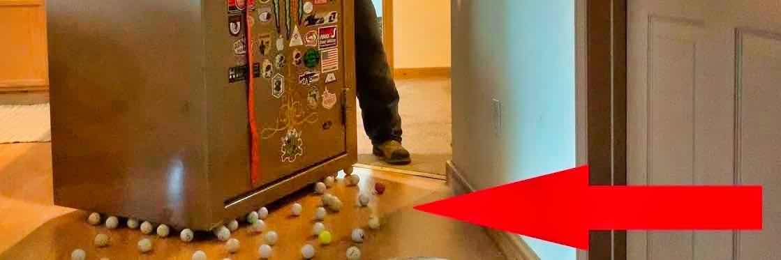 Moving a Gun Safe With Golf Balls