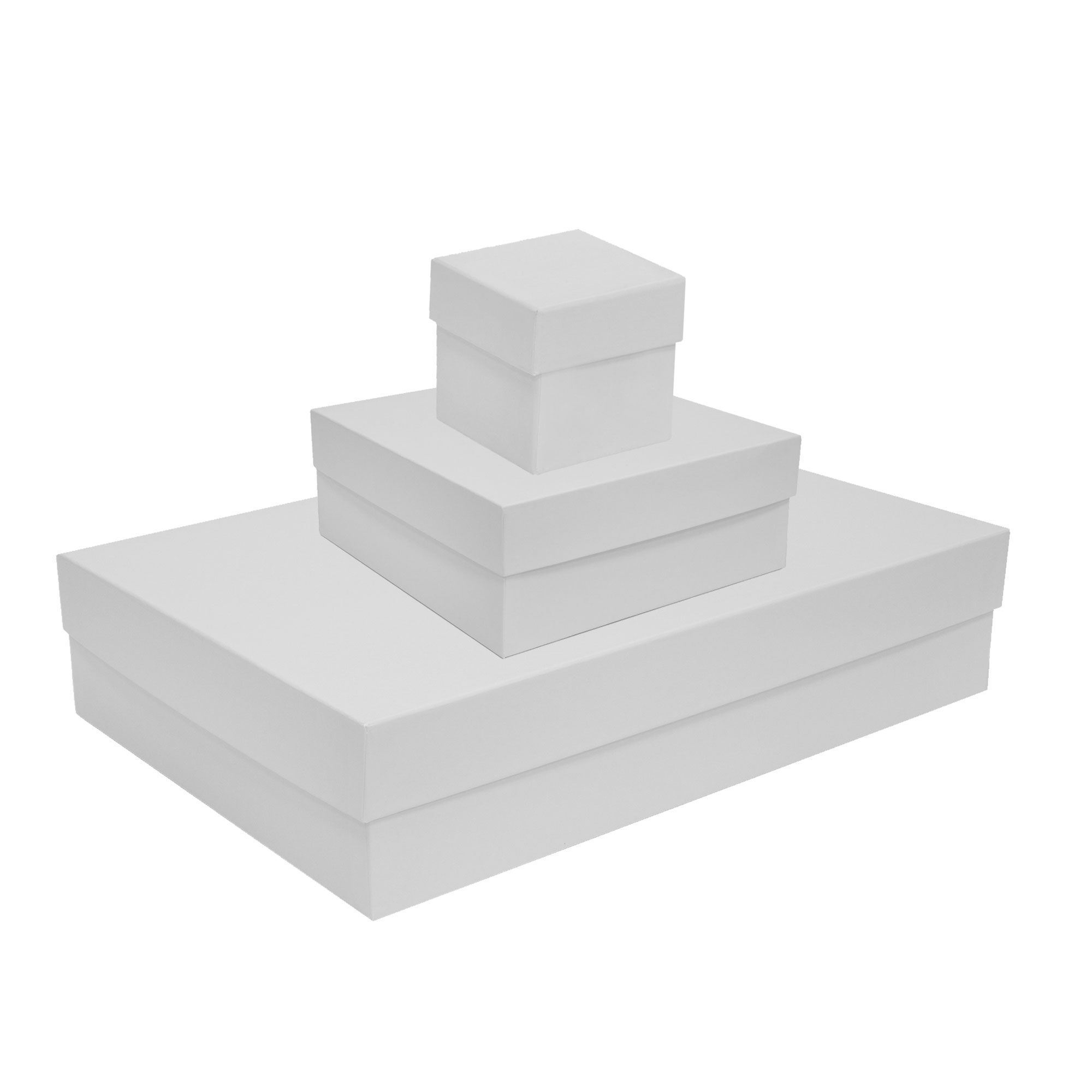 White Set Up Boxes