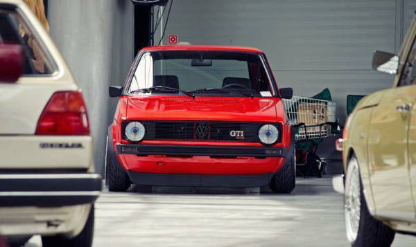 vw mk1 golf gti with autotech performance parts