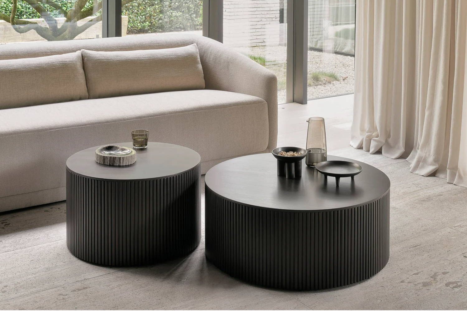 Roller Max Round Storage Coffee Table