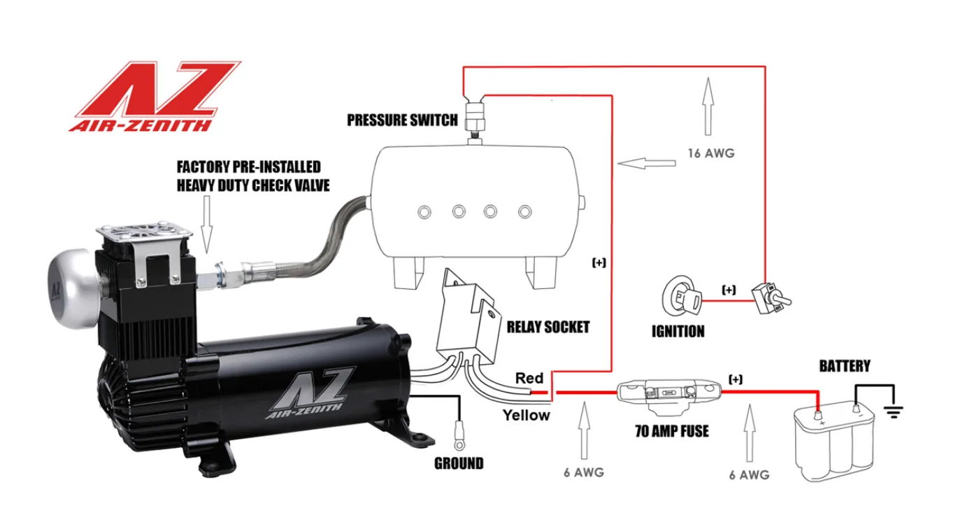 How to: Wire a OB2 Air Compressor