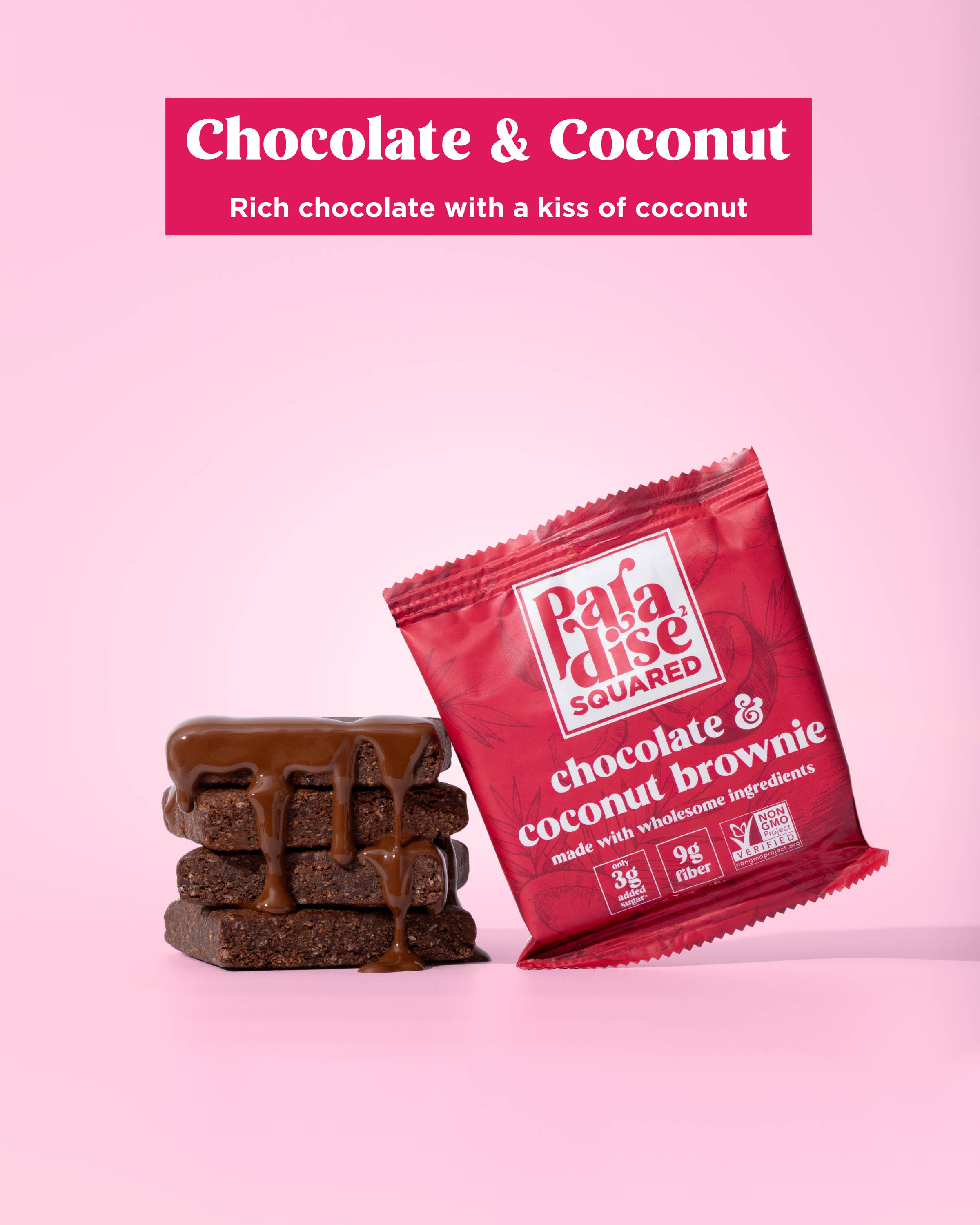 Chocolate & Coconut - Rich chocolate with a kiss of coconut