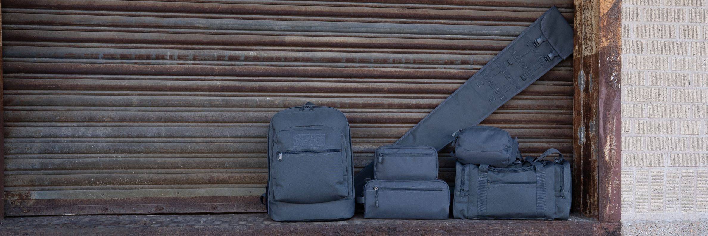 Gun Metal Gray Travel Bags