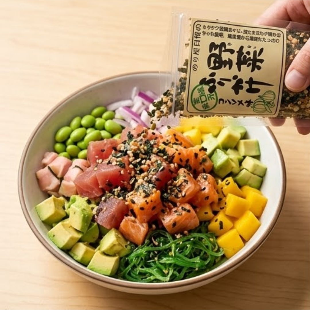 Veggie Furikake on salad