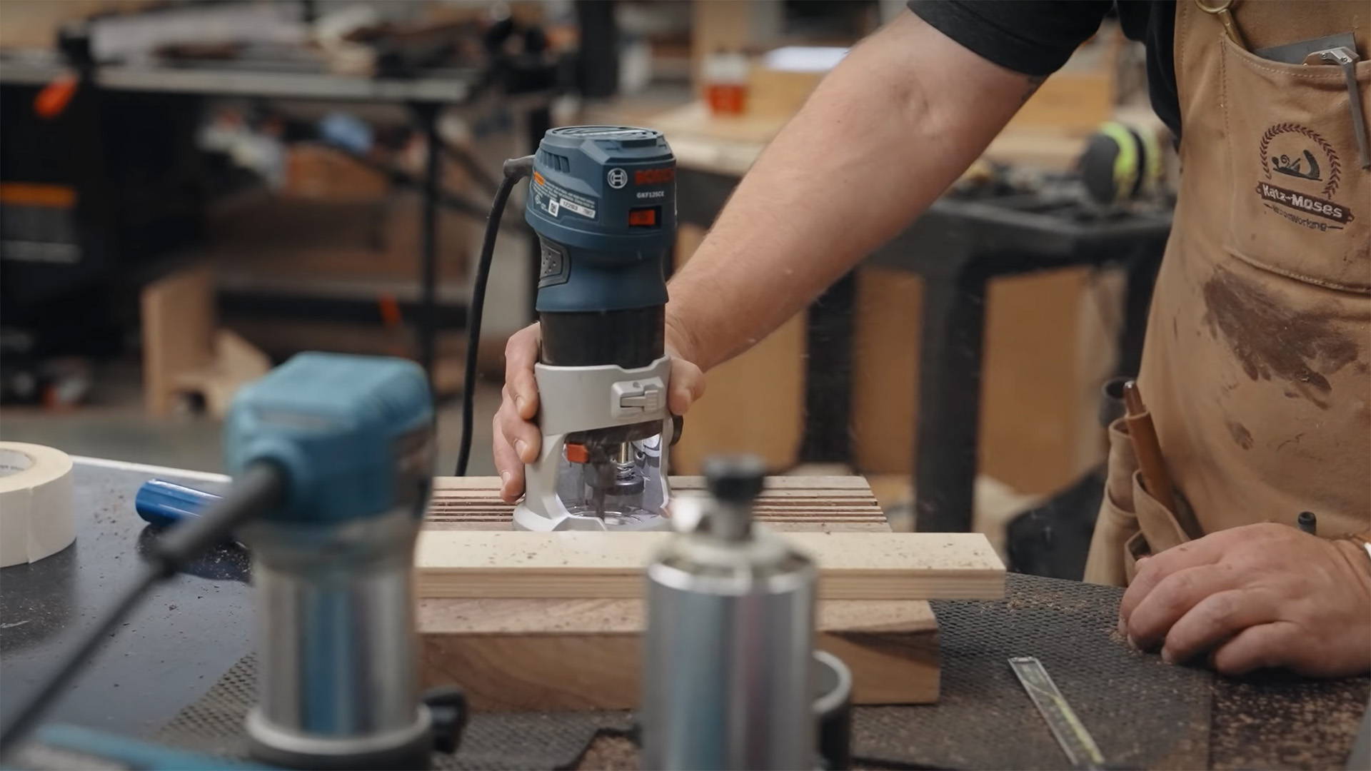 Using a trim router