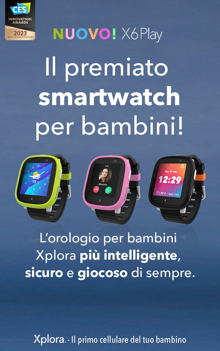 Smartwatch per bambini, Xplora XGO3 e Xplora X5 Play