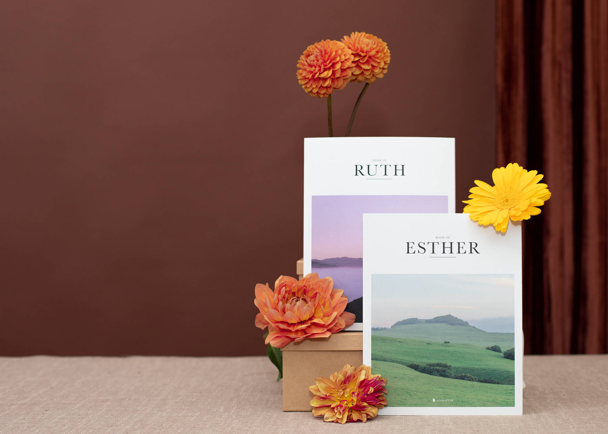 Ruth and Esther Bundle with flowers
