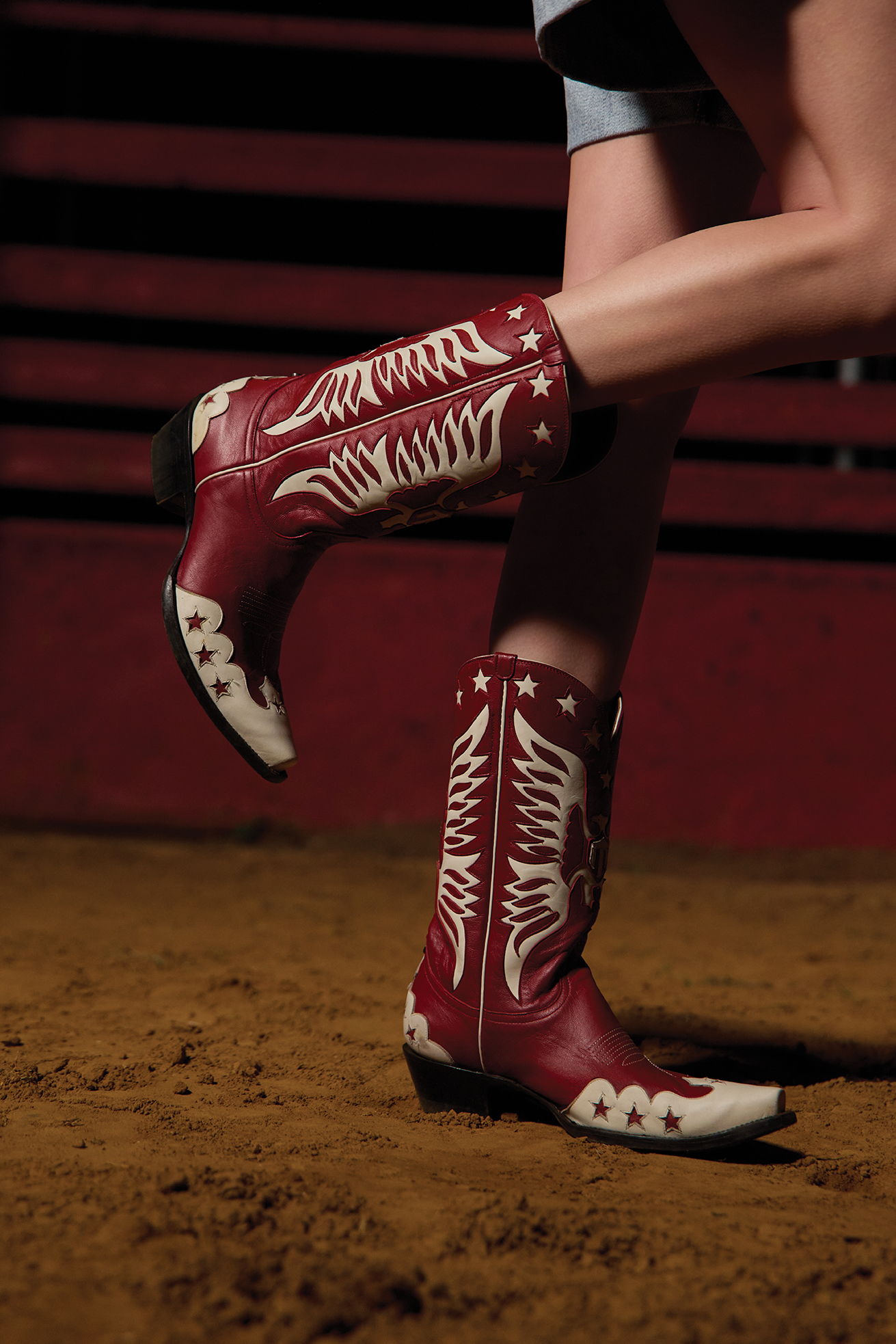 The Highflier Boot in Red